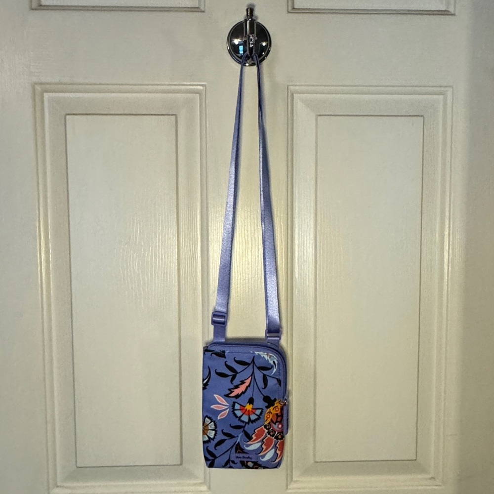 Factory Style Lighten Up RFID Mini Cellphone Crossbody - Mural Garden